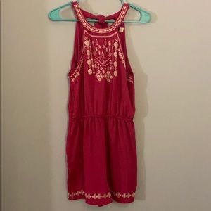 Francesca's Pink Romper